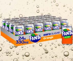 24 cans of fanta