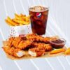 kfc 4pc boneless meal with drink