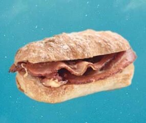 bacon buttie