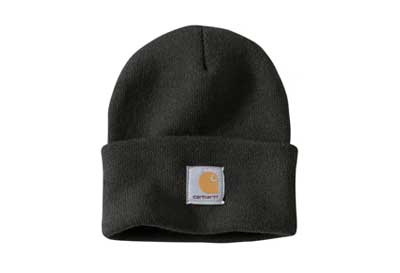 Carhartt black beanie hat