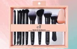 elf makeup brush set boots star gift