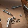 free ikea spare parts on a brown envelope