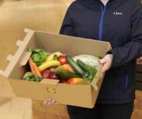 lidl waste not fruit & veg box