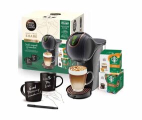 nescafe dolce gusto machine and starbucks set