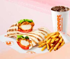 popeyes wrap meal deal