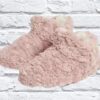 pink sherpa slipper boots