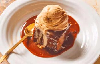 sticky toffee coffee pudding at ASK Italian