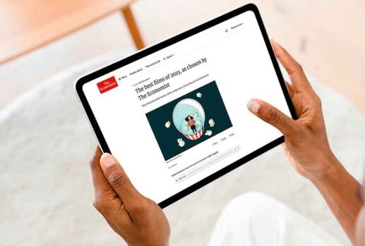 the economist ipad article