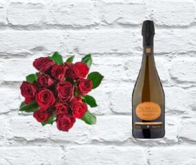 co-op roses and prosecco