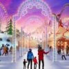 hyde park winter wonderland illustration